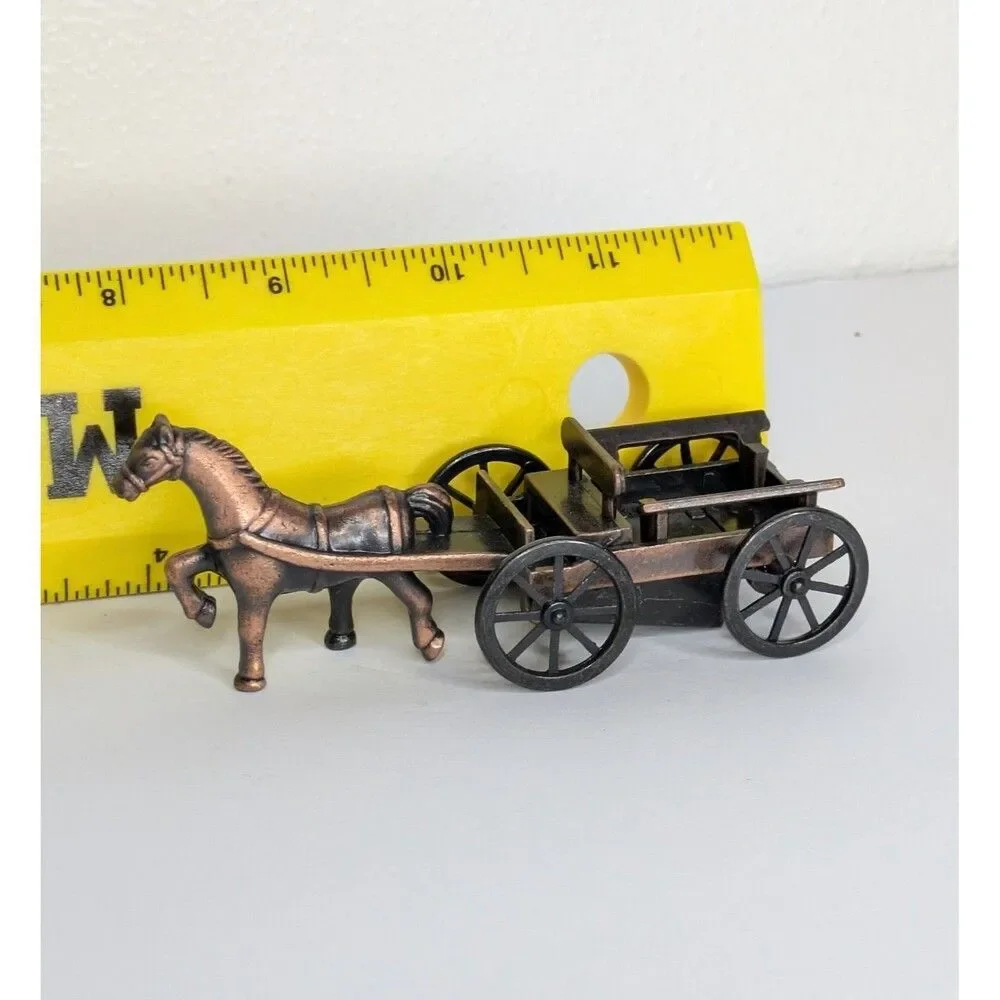 Horse And Carriage Die Cast Metal Collectible Pencil Sharpener